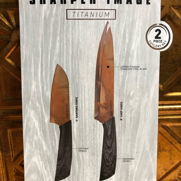Sharper Image Kitchen Nwt Sharper Image Titanium Knife Set Poshmark